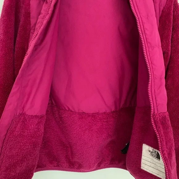 The North Face Fuchsia Hooded Fleece Jacket